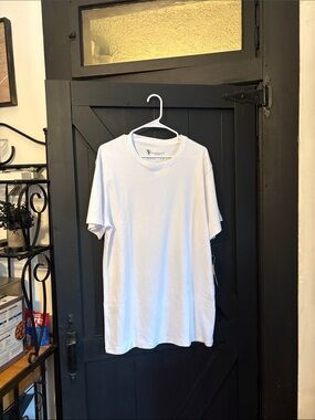 Men's Short Sleeve Crew Neck Tee - White
